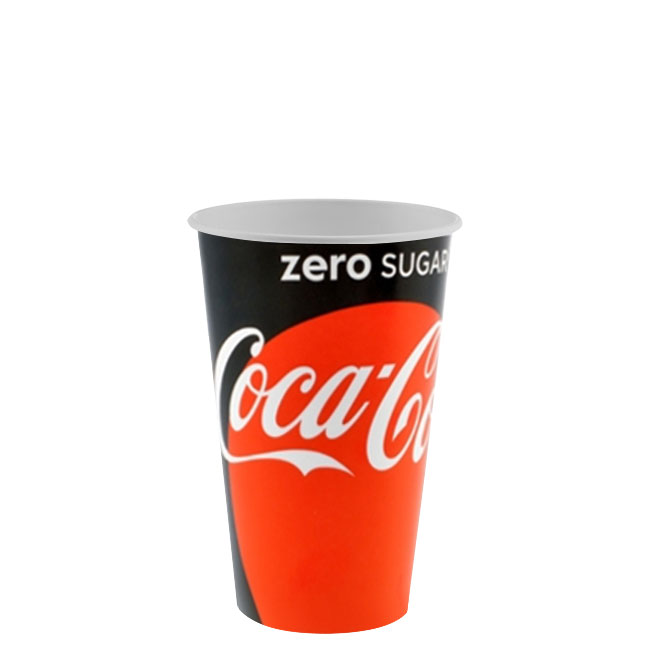 12oz 'Coke Zero' Cold Paper Cups (Case/2,000)